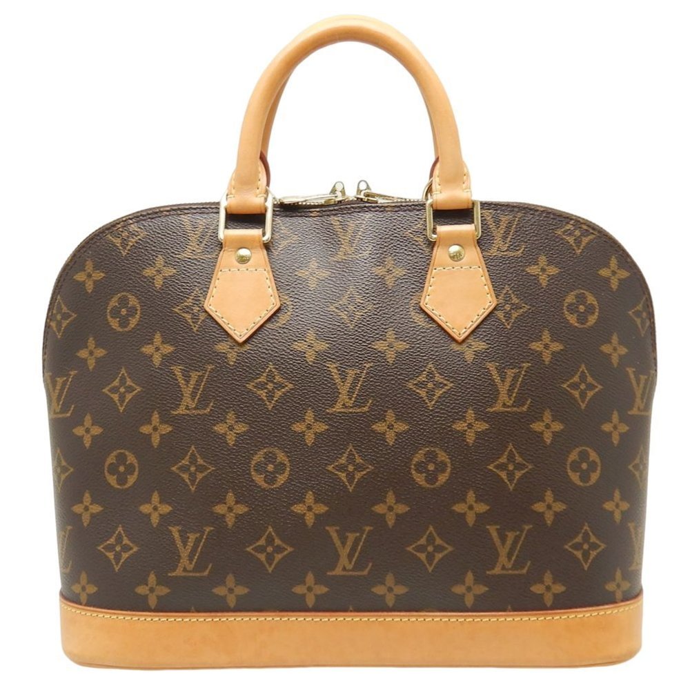 Louis Vuitton Monogram Alma Handbag Brown
